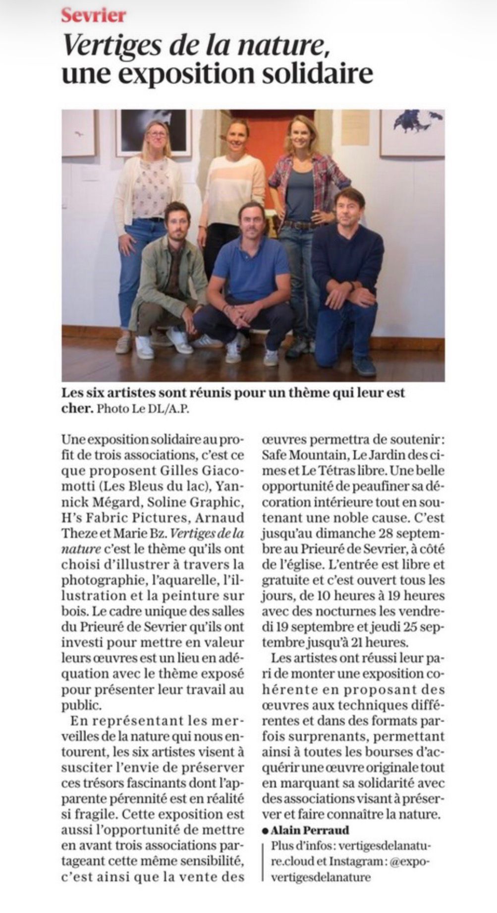 On en parle dans le Daufiné Libéré !